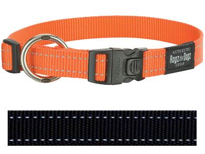 Rogz for Dogs Fanbelt Hondenhalsband Verstelbaar Zwart 56 x 2 cm