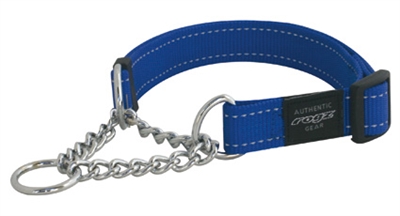 Rogz for Dogs  Lumberjack Choker Verstelbaar Blauw 73 x 2,5 cm