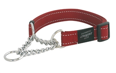 Rogz for Dogs  Lumberjack Choker Verstelbaar Rood 73 x 2,5 cm