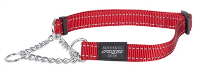 Rogz for Dogs  Fanbelt Choker Verstelbaar Rood 56 x 2 cm