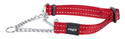 Rogz for Dogs  Snake Choker Verstelbaar Rood 40 x 1,6 cm