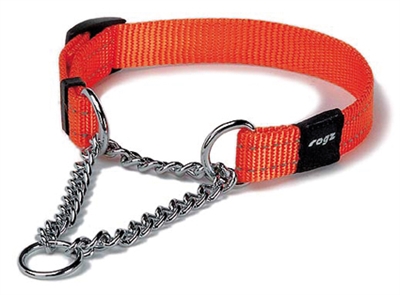 Rogz for Dogs  Snake Choker Verstelbaar Oranje 40 x 1,6 cm