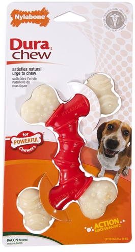 Nylabone durable chew double bend