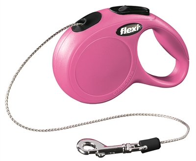 Flexi rollijn classic cord roze