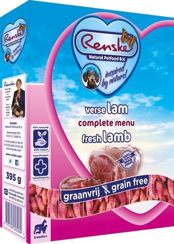 Renske Vers Vlees Lam Graanvrij 10x395Gr Grootverpakking