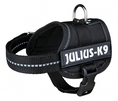 Julius k9 powerharnas / tuig voor labels zwart