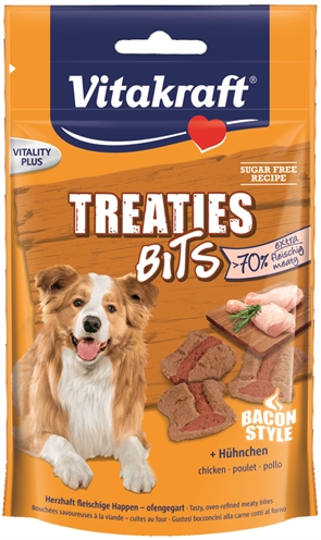 Vitakraft treaties bits bacon style kip