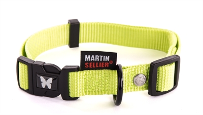 Martin sellier halsband nylon groen verstelbaar 20-30 CM