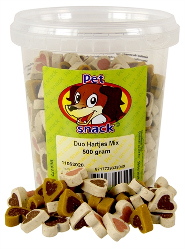 Petsnack duo hartjes mix