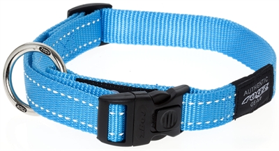 Rogz for Dogs Fanbelt Hondenhalsband Verstelbaar Turquoise 56 x 2 cm