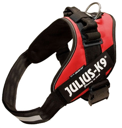 Julius K9 Power-Harnas/Tuig Nylon Rood 81 x 5 cm