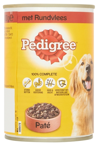 Pedigree blik adult pate rundvlees