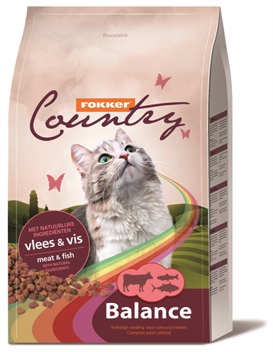 Fokker Kat Country Balance Vlees&Vis 10 Kg