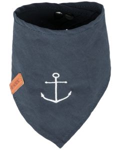 Trixie bandana be nordic anker blauw